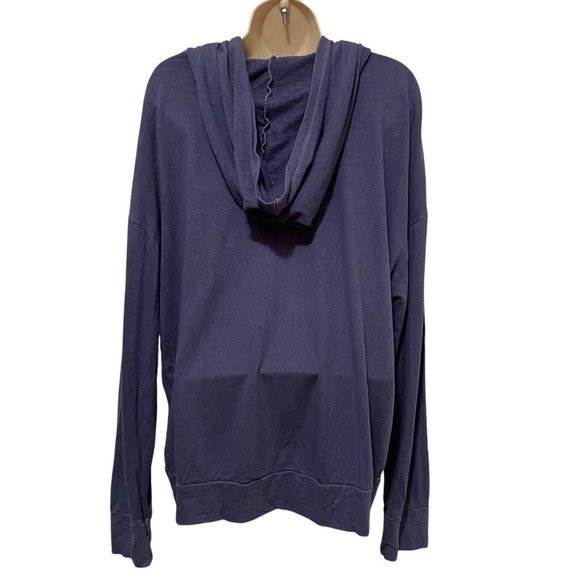 Anthropologie Sundry Women’s Hoodie Size XL Blue Los Angeles New York Paris - Picture 5 of 8